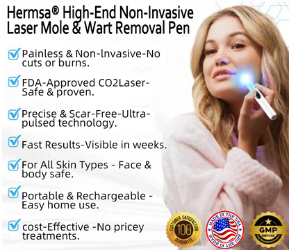 Hermsa® High-End Non-Invasive Laser Mole & Wart Removal Pen
