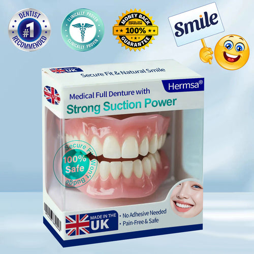 Hermsa® Medical Suction-fit Denture🦷✅ Change Your Smile, Change Your Life — The Denture That Fits & Feels Like Your Own